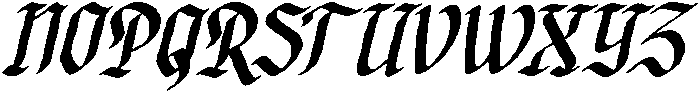 Dicaten Italic otf (400) Font UPPERCASE