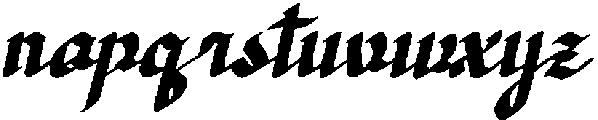 Dicaten Italic otf (400) Font LOWERCASE