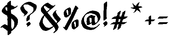 Dicaten otf (400) Font OTHER CHARS