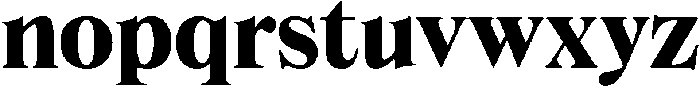 Dickens Black otf (900) Font LOWERCASE