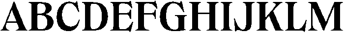 Dickens Bold otf (700) Font UPPERCASE