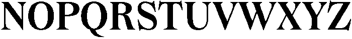 Dickens Bold otf (700) Font UPPERCASE