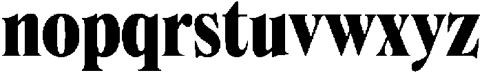 Dickens Cnd Black otf (900) Font LOWERCASE