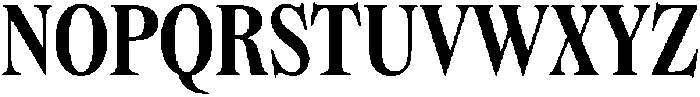 Dickens Cnd Bold otf (700) Font UPPERCASE