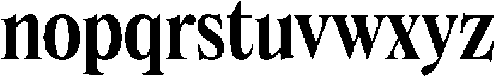 Dickens Cnd Bold otf (700) Font LOWERCASE