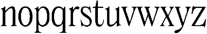 Dickens Cnd Light otf (300) Font LOWERCASE
