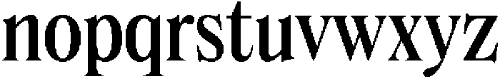 Dickens Cnd Medium otf (500) Font LOWERCASE