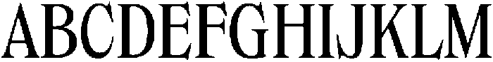 Dickens Cnd Regular otf (400) Font UPPERCASE
