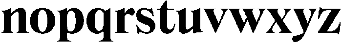 Dickens Extrabold otf (700) Font LOWERCASE