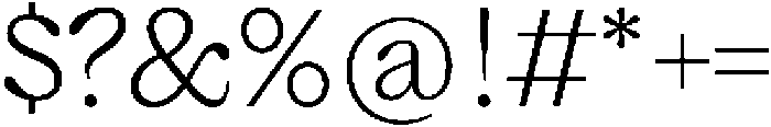 Dickens Extralight otf (200) Font OTHER CHARS