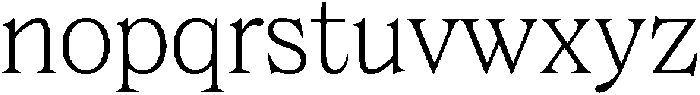Dickens Extralight otf (200) Font LOWERCASE