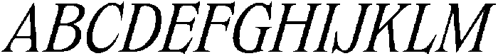 Dickens Light Italic otf (300) Font UPPERCASE
