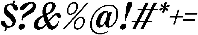 Dickens Medium Italic otf (500) Font OTHER CHARS