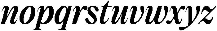Dickens Medium Italic otf (500) Font LOWERCASE