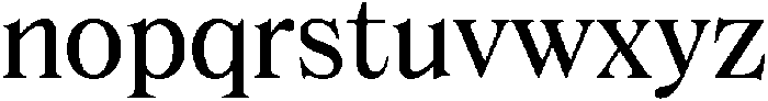 Dickens Regular otf (400) Font LOWERCASE