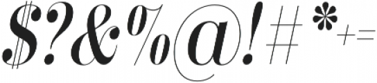Didonesque Display Italic otf (400) Font OTHER CHARS
