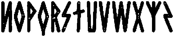 Die Hard Rough otf (400) Font UPPERCASE