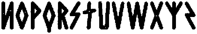 Die Hard Rough otf (400) Font LOWERCASE