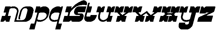 Different Constants Italic otf (400) Font LOWERCASE