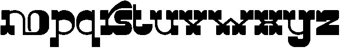 Different Constants Regular otf (400) Font LOWERCASE