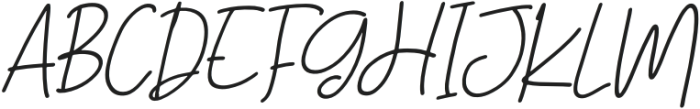 Different Italic Regular otf (400) Font UPPERCASE