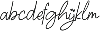 Different Italic Regular otf (400) Font LOWERCASE