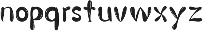 Different Summer otf (400) Font LOWERCASE