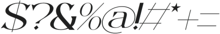 Diggie Brown Italic otf (400) Font OTHER CHARS