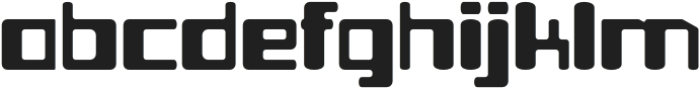 Digibits Regular otf (400) Font LOWERCASE