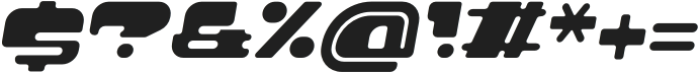 Digistick-Italic otf (400) Font OTHER CHARS