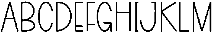 Digital Business Regular otf (400) Font UPPERCASE
