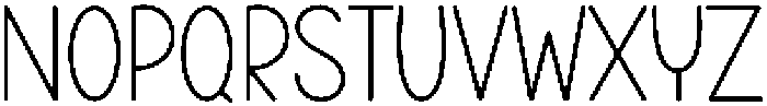 Digital Business Regular otf (400) Font UPPERCASE