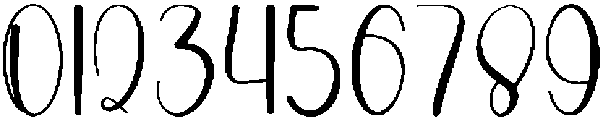 Digital Calligraphy Regular otf (400) Font OTHER CHARS