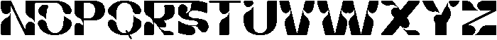 Digital Change Regular otf (400) Font LOWERCASE