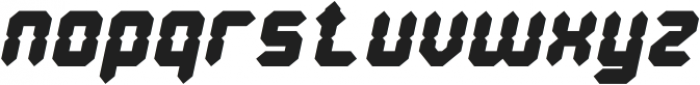 Digital Gothic Italic otf (400) Font LOWERCASE