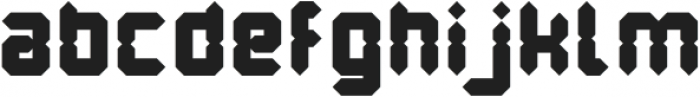 Digital Gothic otf (400) Font LOWERCASE