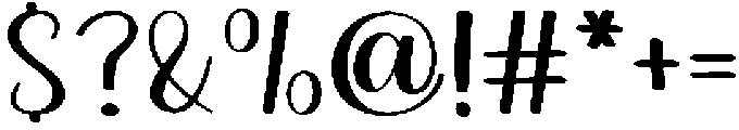 Digital Handmade Regular otf (400) Font OTHER CHARS
