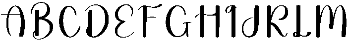 Digital Handmade Regular otf (400) Font UPPERCASE