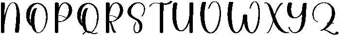 Digital Handmade Regular otf (400) Font UPPERCASE
