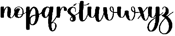 Digital Handmade Regular otf (400) Font LOWERCASE