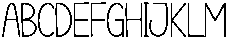 Digital Melody Regular otf (400) Font UPPERCASE