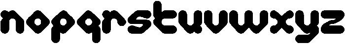 Digital Monkey Bold otf (700) Font LOWERCASE