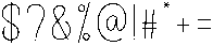 Digital Notes Regular otf (400) Font OTHER CHARS