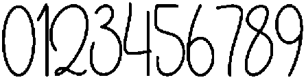 Digital Planers Regular otf (400) Font OTHER CHARS