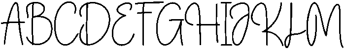 Digital Planers Regular otf (400) Font UPPERCASE