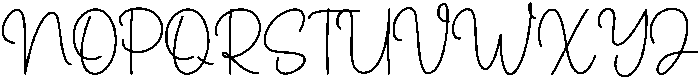 Digital Planers Regular otf (400) Font UPPERCASE