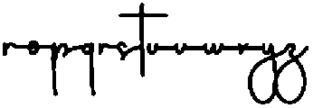 Digital Planers Regular otf (400) Font LOWERCASE