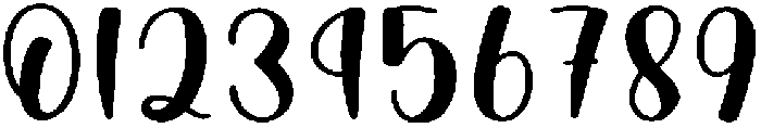Digital Regular otf (400) Font OTHER CHARS