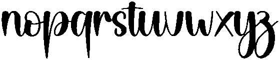 Digital Regular otf (400) Font LOWERCASE