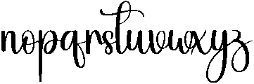 Digital Regular otf (400) Font LOWERCASE